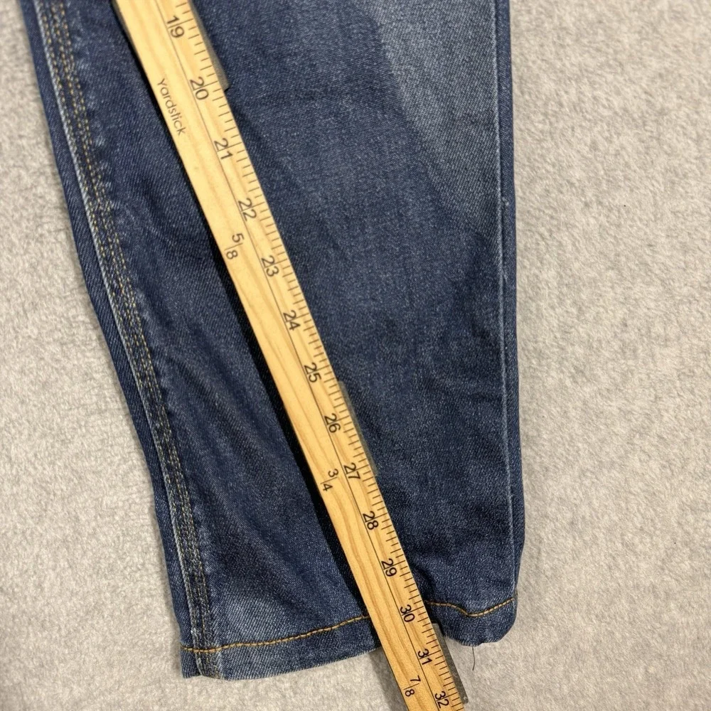G Star Raw Jeans Mens 33x30 Blue New Radar Tapered Braces Suspender Buttons Hem‎